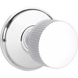 Emtek 8510 Select Brass Knob With Conical Stem And Watford Rosette Dummy, Pair