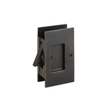 Emtek 2107 Modern Rectangular Pocket Door Lock (2-1/2" x 4-1/2") - Passage