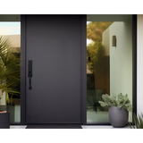 Emtek 4225 Hercules Smooth Monolithic Double Cylinder Entrance Handleset - Brass Tubular