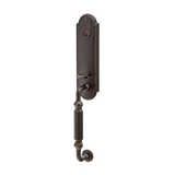 Emtek 4311 Orleans Single Cylinder Entrance Handleset - Brass Tubular