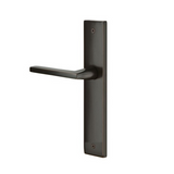 Emtek 8041 STRETTO Narrow Trim Lockset, 2" x 10" Modern Rectangular Non-Keyed, Brass Tubular, Dummy Single Sided