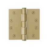 Emtek 92014 Heavy Duty Plain Bearing Hinges (Pair), 4" x 4" with Square Corners, Plated Steel