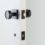 Emtek 8583 Square Thumbturn Privacy Bolt - Double Rosettes with Indicator - Use with Brass Passage Set