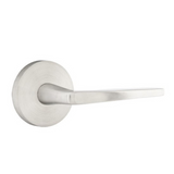 Emtek S200 STAINLESS STEEL - LEVERSETS With Disk Rosette Privacy Set