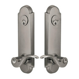 Emtek 5368 Annapolis Two-Point Lockset - Brass Tubular - Dummy, Pair