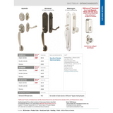 Emtek EMP4312 Nashville Single Cylinder Entrance Handleset - Brass Tubular - EMPowered Upgrade