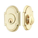 Emtek 8459 Knoxville Deadbolt - Brass - Single Cylinder