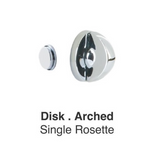 Emtek 8681 Disk Thumbturn Privacy Bolt - Single Rosette - Use with Brass Passage Set