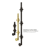Emtek 8511 Solid Brass Surface Bolt, 6"