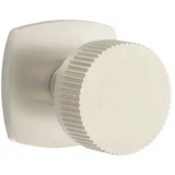 Emtek 5306 Select Brass Knob With Conical Stem And Urban Modern Rosette Dummy, Pair