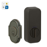 Emtek EMP8459 Knoxville Deadbolt - Brass - Single Cylinder - EMPowered Upgrade