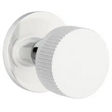 Emtek 5059 Select Brass Knob With Conical Stem And Disk Rosette Dummy, Pair