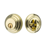 Emtek 8455 Low Profile Deadbolt - Classic Brass - Single Cylinder