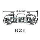 Interlock Sash lock, 50-2011