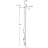 5008832 Fliplox Flush Bolt