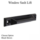 Sash Lift - Wood and Vinyl Sash Hardware, Diecast Metal - Choose Color