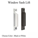 Sash Lift - Wood and Vinyl Sash Hardware, Diecast Metal - Choose Color