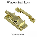 Sash / Cam Lock - Vinyl and Aluminum Sash Hardware, Diecast - Brass