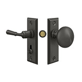 Storm Door Latch, Rectangular, Tubular Lock