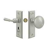 Storm Door Latch, Rectangular, Tubular Lock