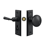 Storm Door Latch, Rectangular, Tubular Lock