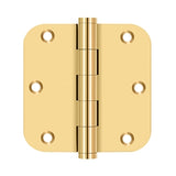 3-1/2" x 3-1/2" x 5/8" Radius Hinges