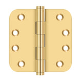 4" x 4" x 5/8" Radius Hinges