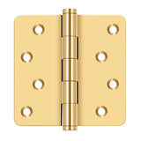 4" x 4" x 1/4" Radius Hinges / Zig-Zag