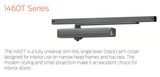 LCN 1460T Surface-Mounted Heavy Duty Door Closer with Powder Coat Finish