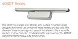 LCN 4030T Surface-Mounted Single Lever Arm Heavy Duty Door Closer