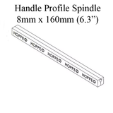 Hoppe Spindle Pair For HL S9000 Handles 160mm Spindle For 2.75 Inch Doors, 519200