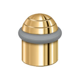 Round Universal Floor Bumper Dome Cap 1-5/8", Solid Brass