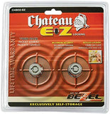 Chateau C-480-EZ-CD-KA-2 Bezel® E-Z Cylinder Lock Twin Pack, Keyed Alike, Carded