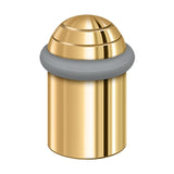 Round universal Floor Bumper Dome Cap 2-1/8", Solid Brass