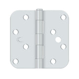 4" x 4" x 5/8" Radius Hinge, Bench Mark, Security