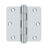 3-1/2" x 3-1/2" x 1/4" Radius Hinge, Residential