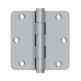 3-1/2" x 3-1/2" x 1/4" Radius Hinge, Residential