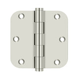 3-1/2" x 3-1/2" x 5/8" Radius Hinge, Residential