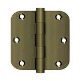 3-1/2" x 3-1/2" x 5/8" Radius Hinge, Residential