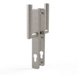 BELCANTO vertical Handle Set & US Rosettes, Doors thicker than 2 - 1/4" up to 3"