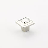 Schaub Menlo Park - Square Knob - 1-1/4"