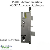 P2000 Active Lock Case/Gearbox Only 45/92 American Cylinder