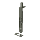 6" Flush Bolt, HD Round