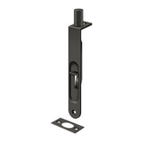 6" Flush Bolt, HD Round