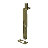 6" Flush Bolt, HD Round