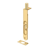 6" Flush Bolt, HD Round