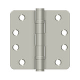 4" x 4" x 1/4" Radius Hinge, HD, Ball Bearings