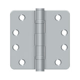 4" x 4" x 1/4" Radius Hinge, HD, Ball Bearings