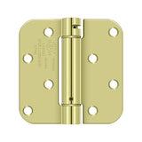 4" x 4" x 5/8" Spring Hinge Benchmark, UL Listed