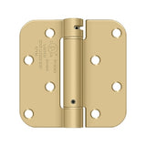 4" x 4" x 5/8" Spring Hinge Benchmark, UL Listed